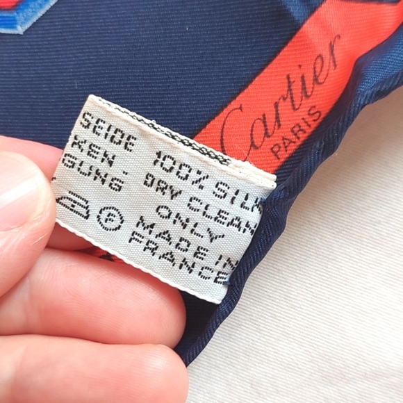 Cartier silk scarf - Picture 3 of 11